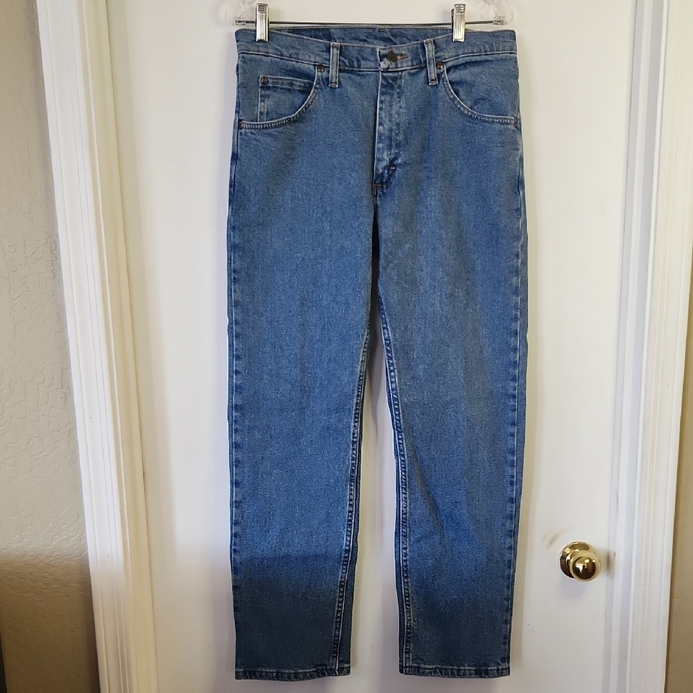 Wrangler Blue Straight-Leg Jeans